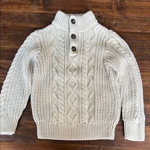 GAP Kids Cream Cable Knit Sweater